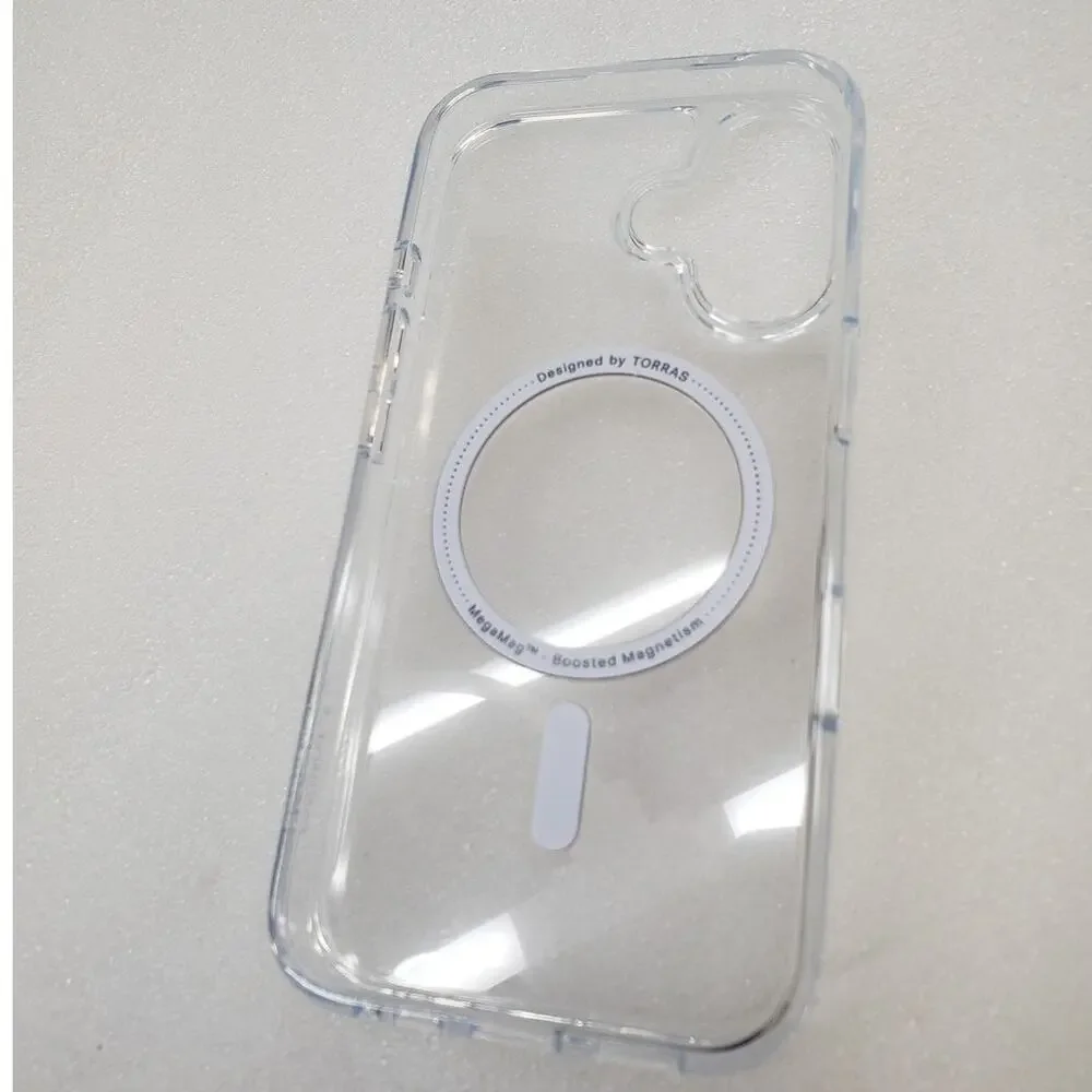 TORRAS Magnetic Clear Case for iPhone 16 6.1 Inch - Clear MagSafe Cover